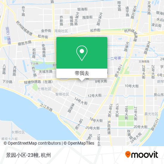 景园小区-23幢地图