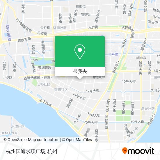 杭州国通求职广场地图