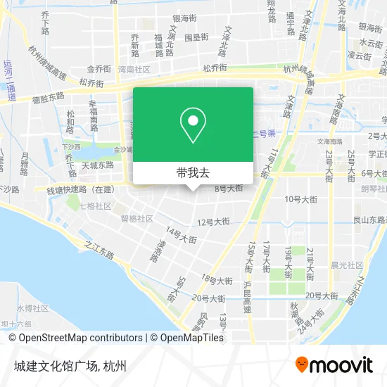 城建文化馆广场地图