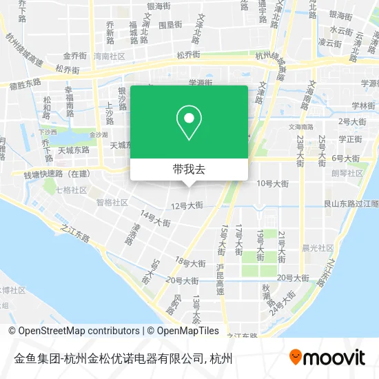 金鱼集团-杭州金松优诺电器有限公司地图