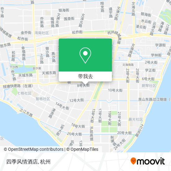 四季风情酒店地图