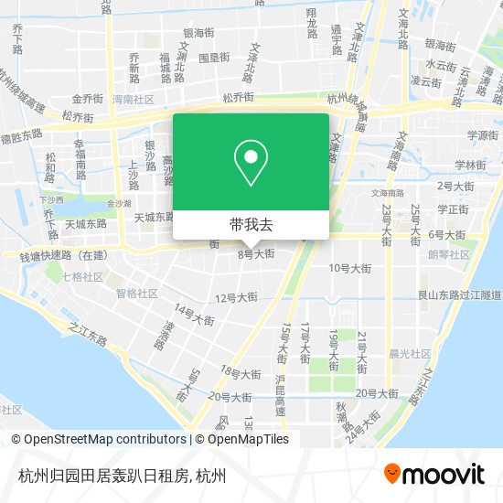 杭州归园田居轰趴日租房地图