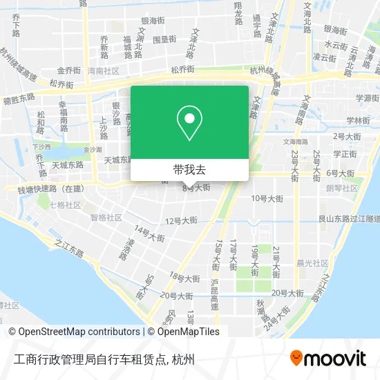 工商行政管理局自行车租赁点地图