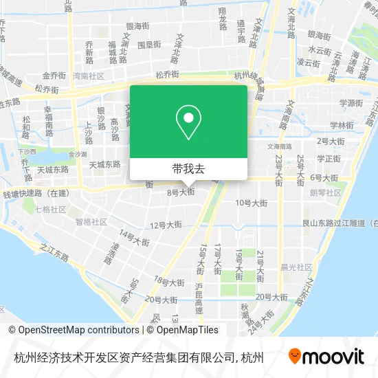 杭州经济技术开发区资产经营集团有限公司地图