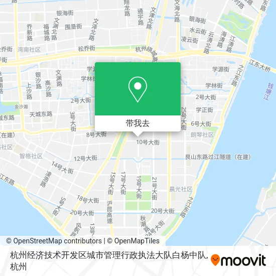 杭州经济技术开发区城市管理行政执法大队白杨中队地图