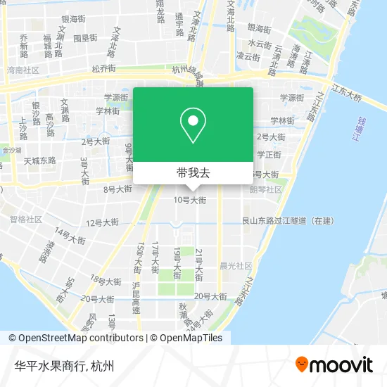 华平水果商行地图