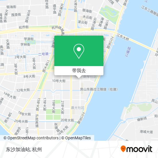 东沙加油站地图