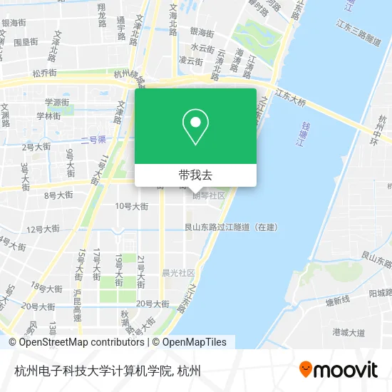 杭州电子科技大学计算机学院地图