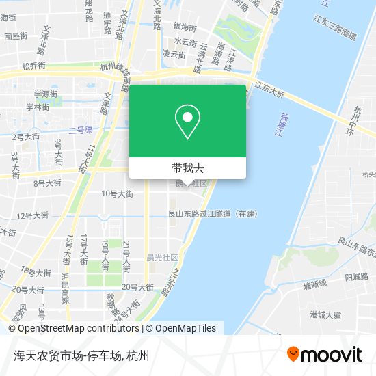 海天农贸市场-停车场地图