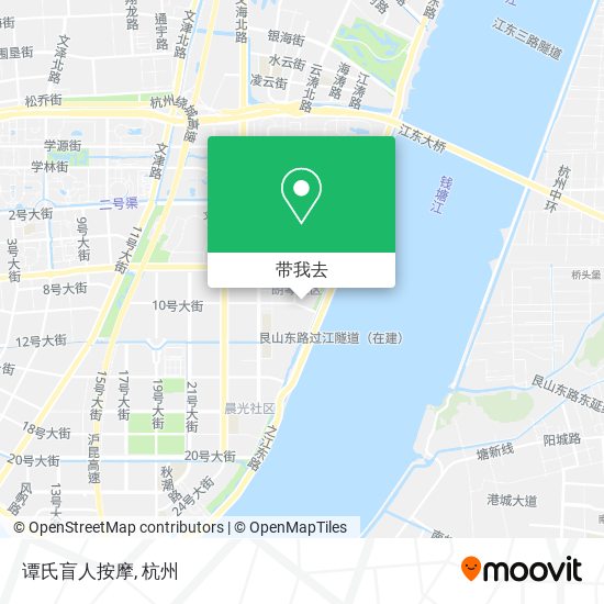 谭氏盲人按摩地图