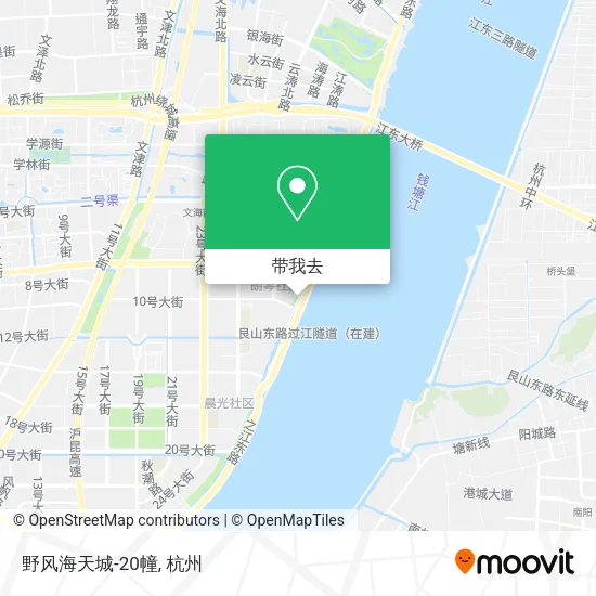 野风海天城-20幢地图