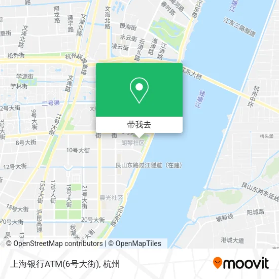上海银行ATM(6号大街)地图