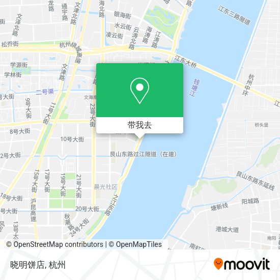 晓明饼店地图