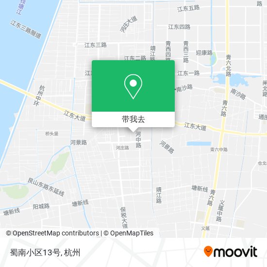 蜀南小区13号地图