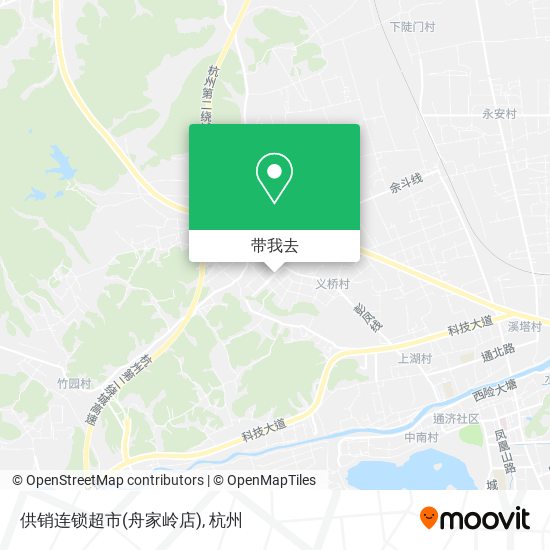 供销连锁超市(舟家岭店)地图