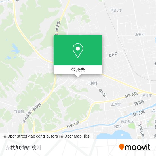 舟枕加油站地图