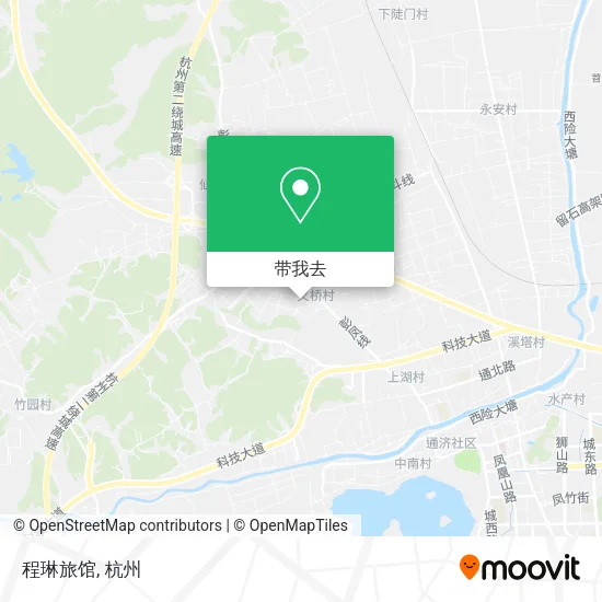 程琳旅馆地图