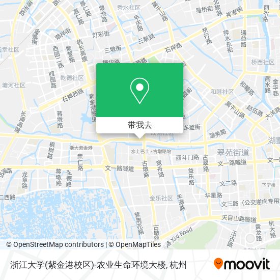浙江大学(紫金港校区)-农业生命环境大楼地图