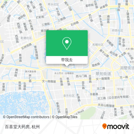 百喜堂大药房地图