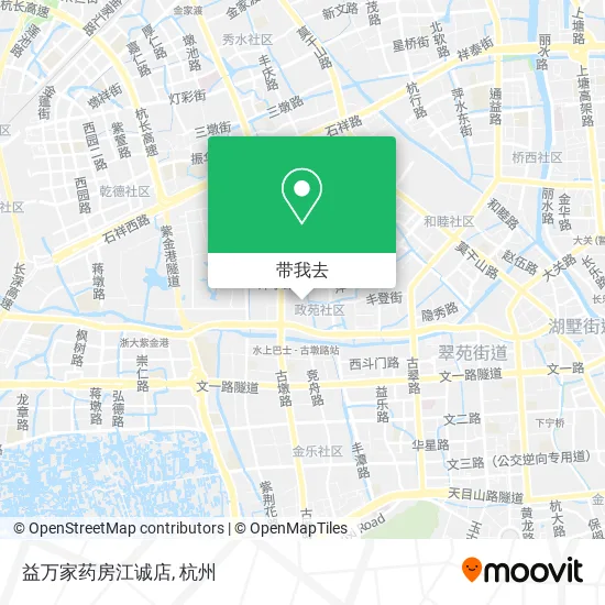 益万家药房江诚店地图