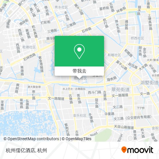 杭州儒亿酒店地图