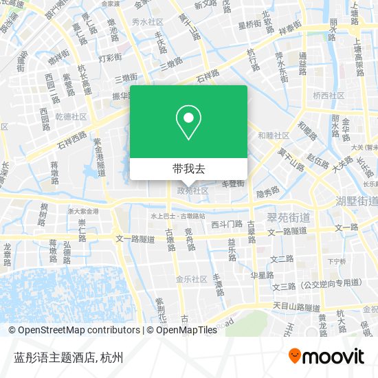 蓝彤语主题酒店地图