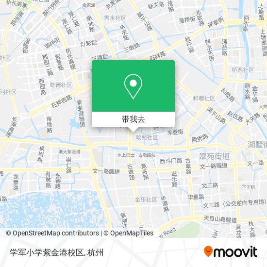 学军小学紫金港校区地图