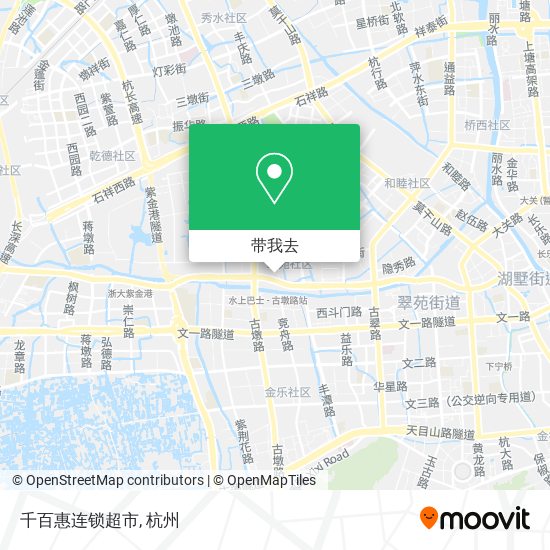 千百惠连锁超市地图