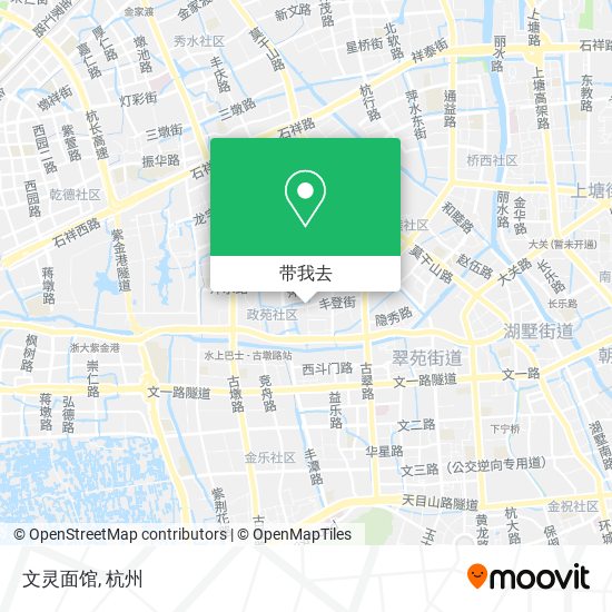 文灵面馆地图