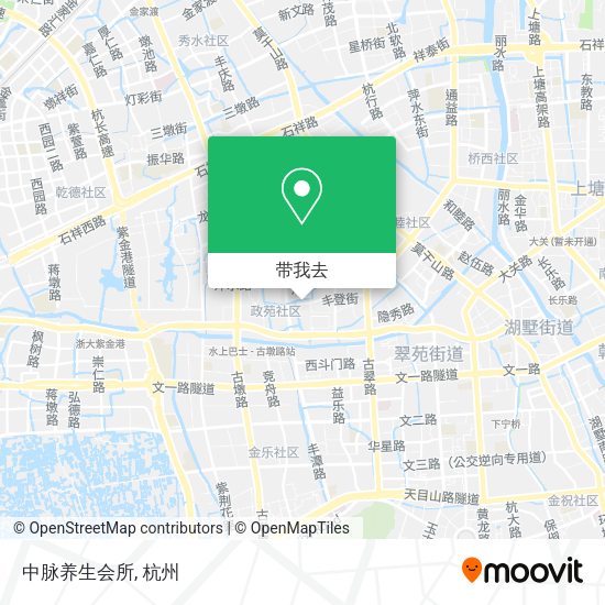 中脉养生会所地图