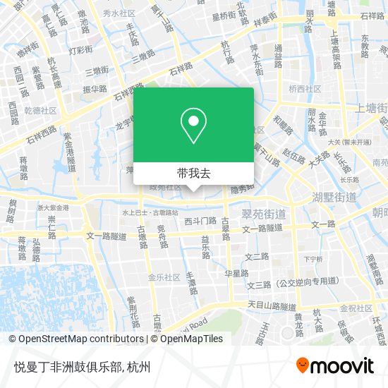 悦曼丁非洲鼓俱乐部地图