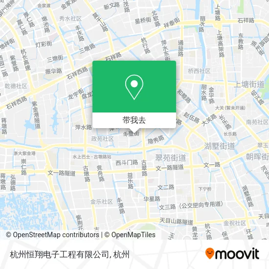 杭州恒翔电子工程有限公司地图