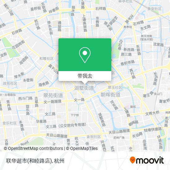 联华超市(和睦路店)地图