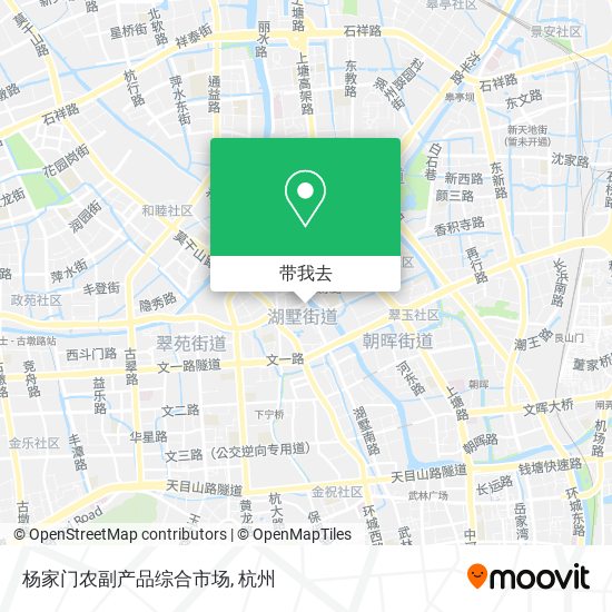 杨家门农副产品综合市场地图