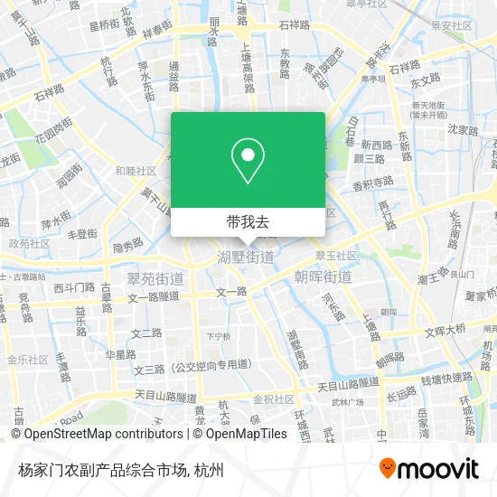 杨家门农副产品综合市场地图