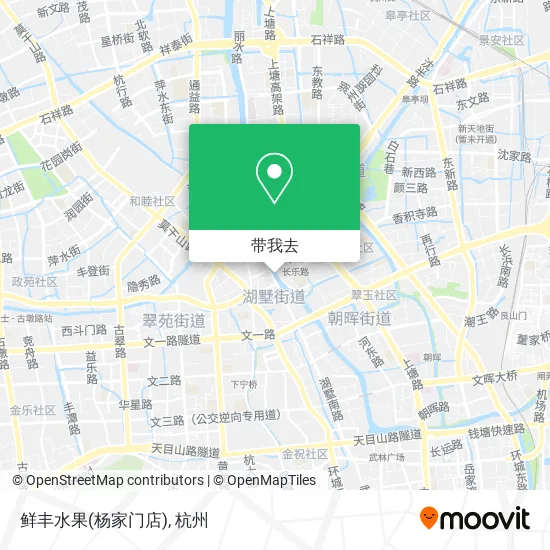 鲜丰水果(杨家门店)地图