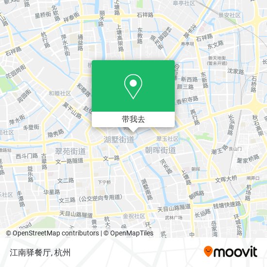 江南驿餐厅地图