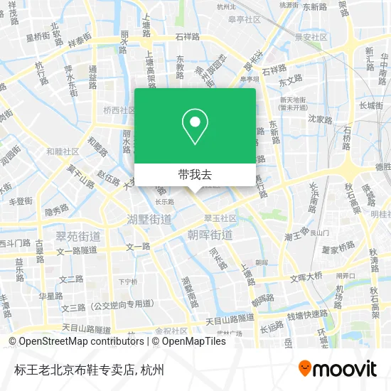 标王老北京布鞋专卖店地图