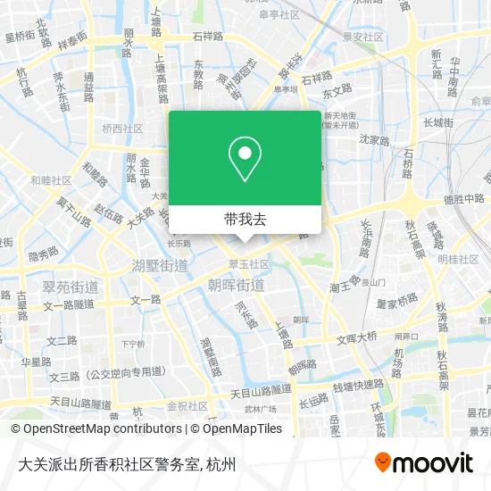 大关派出所香积社区警务室地图
