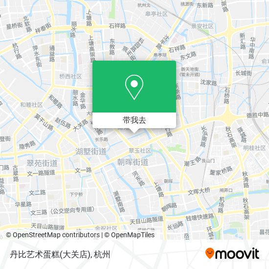 丹比艺术蛋糕(大关店)地图