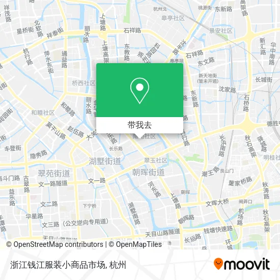 浙江钱江服装小商品市场地图