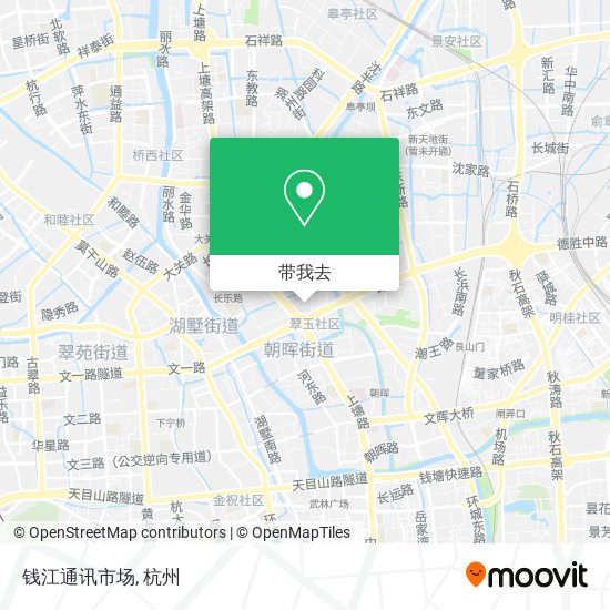 钱江通讯市场地图