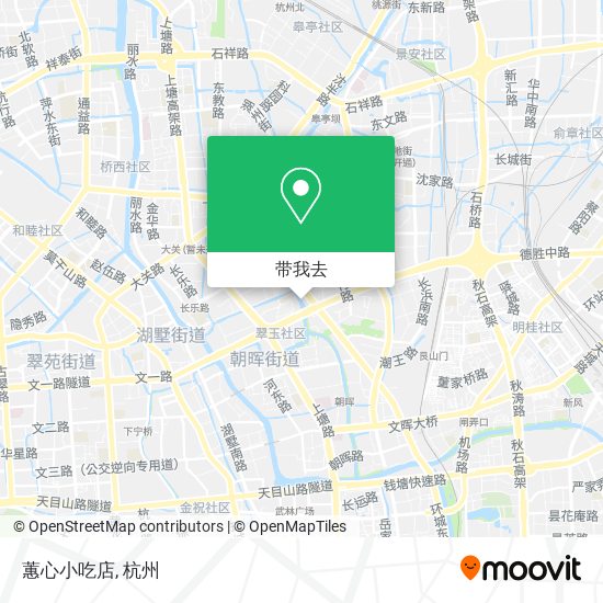 蕙心小吃店地图