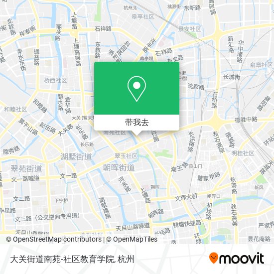 大关街道南苑-社区教育学院地图