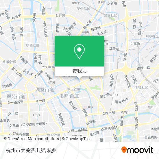 杭州市大关派出所地图