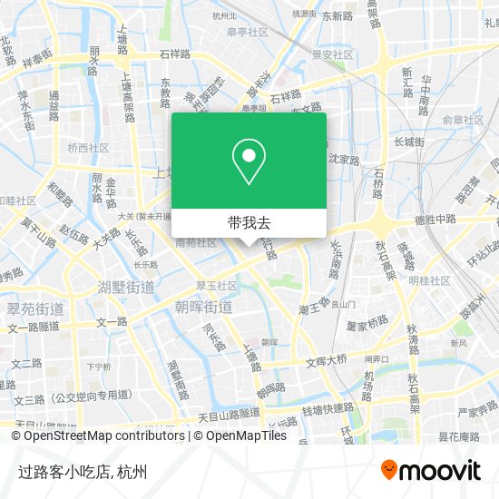 过路客小吃店地图