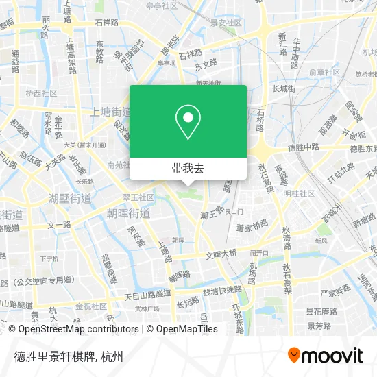 德胜里景轩棋牌地图