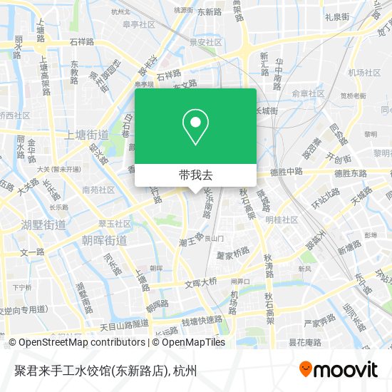 聚君来手工水饺馆(东新路店)地图