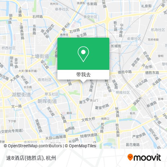 速8酒店(德胜店)地图