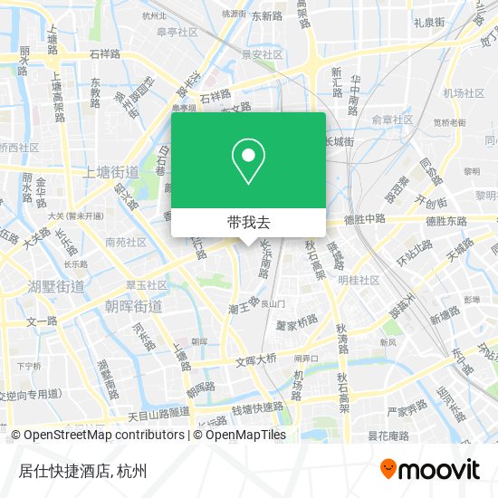 居仕快捷酒店地图